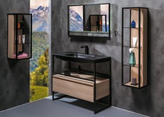 Пенал Armadi Art Loft 75см светлое дерево 895-L