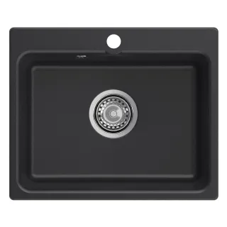 Мойка кухонная Reflexion Optima 52-BL RX0952BL черный