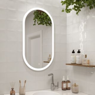 Зеркало Reflexion Almond RF5530AL с LED подсветкой сенсором 55х100