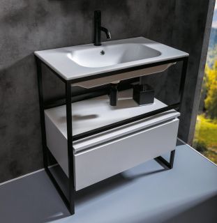 Ящик под консоль Armadi Art Loft 80см белый 894-080-W