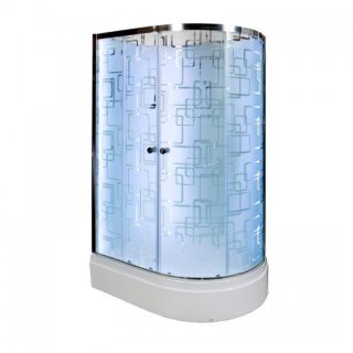 Душевая кабина Deto ЕМ2712 L N LED с гм. 120х80х210 см