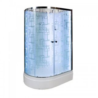 Душевая кабина Deto ЕМ2712 R N LED с гм. 120х80х210 см