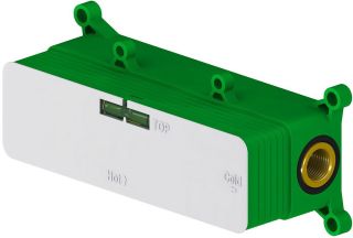 Встраиваемый смеситель для раковины Timo Torne хром/белый 4371/00-16SM