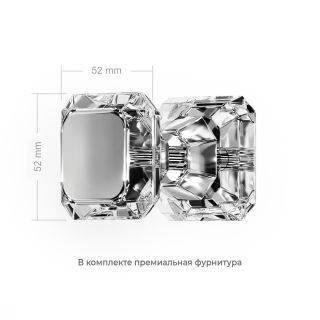 Душевая перегородка RGW WA-054 (WA-010 + Z-072) 351005493-11 90 см хром