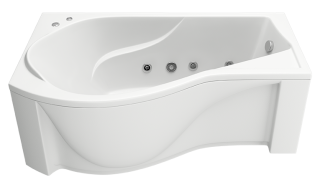 Акриловая ванна Bas Капри 170x80 см левая без гидромассажа