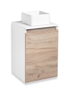 Тумба под раковину Runo  крафт дуб Бари 40 (00-00001372)