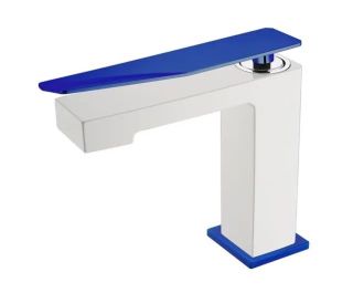 Смеситель для раковины Boheme Q 141-WUW.2 белый/синий