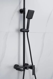 Душевая система Knotlor KN-72/BL, черный