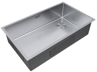 Мойка кухонная Paulmark Next-Skew PM887444-BS брашированная нержавеющая сталь