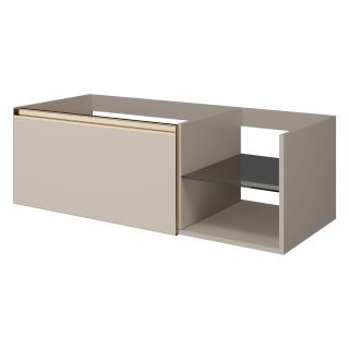 Тумба под раковину Armadi Art Quatro 790-M6-120-D-MG 120 см бежевый/золото матовое