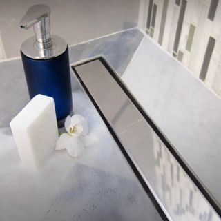 Душевой лоток Veconi Klasik N 650 V650KN с решеткой Хром глянцевый под плитку