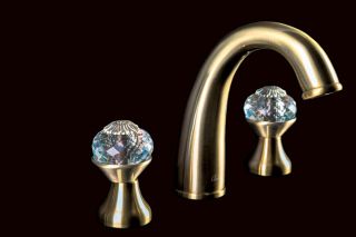 Смеситель для раковины Boheme Flora бронза 317-FL