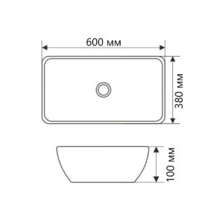 Раковина Velvex PULSUS rkPUL.100-81, белый