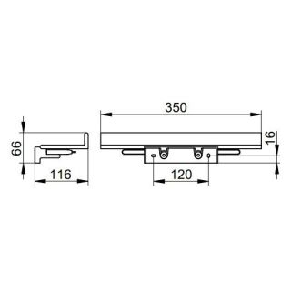 Полка Keuco Reva 12859510000 белый