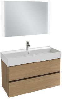 Тумба под раковину Jacob Delafon Tolbiac 100см дуб давос натуральный EB2383-E75