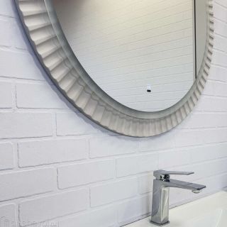 Зеркало Comforty Мадрид 00-00014251 70 см серый шелк