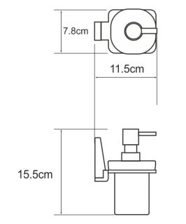 WasserKRAFT Дозатор для жидкого мыла  Abens K-3299
