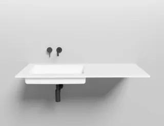 Встраиваемая раковина Salini Marea 14 S-Stone 1802214M 60см белый матовый