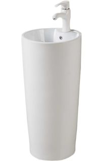 Раковина напольная SantiLine SL-4011 41см белый