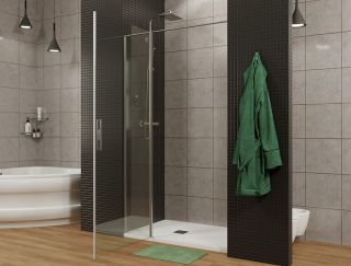 Душевая дверь Allen Brau Priority 100 3.31028.00 профиль Хром