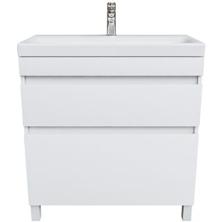 Тумба с раковиной IDDIS Zodiac 80 ZOD8CBFi95K  Белая