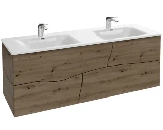 Тумба под раковину Jacob Delafon Sherwood EB1835RU-P13 140 см состаренный дуб