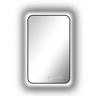 Зеркало Reflexion Black View RF4003BV с фоновой подсветкой бесконтактным сенсором черной окантовкой 60х100