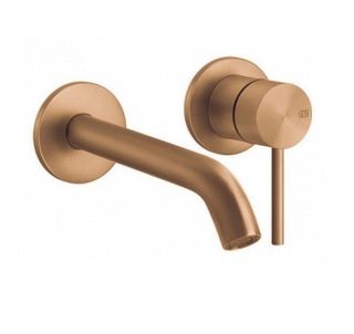 Встраиваемый смеситель для раковины Gessi Flessa 54086.726 брашированная бронза