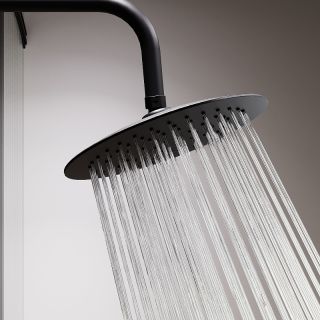 Душевая стойка Damixa Scandinavian Pure 936800300 с термостатом Черная матовая