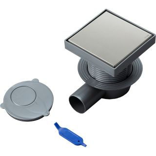 Душевой трап Logan L005-150 с решеткой Нержавеющая сталь под плитку