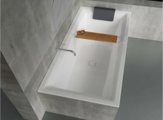 Акриловая ванна Riho Still Square Fall B099032005 заполнение через перелив 180х80см белый