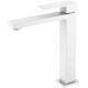 Смеситель для раковины Boheme Qubic 472-MW белый матовый