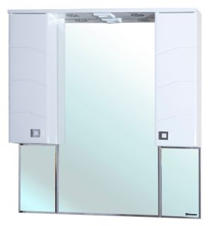 Зеркало-шкаф с подсветкой Bellezza Джулия 105см белый 0000001059