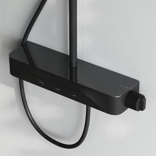 Душевая система AM.PM Func F078F322 с термостатом Черная матовая