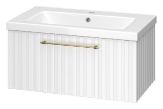 Подвесная тумба под раковину Brevita Alicante ALI-09080-0101Я 80см белый