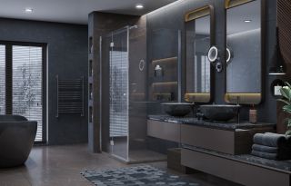 Душевой уголок Ambassador Diamond 12011107L 120x80см левый хром/прозрачное