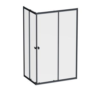 Душевой уголок AM.PM Sunny W87G-403-12080-BT профиль черный матовый 120x80 см