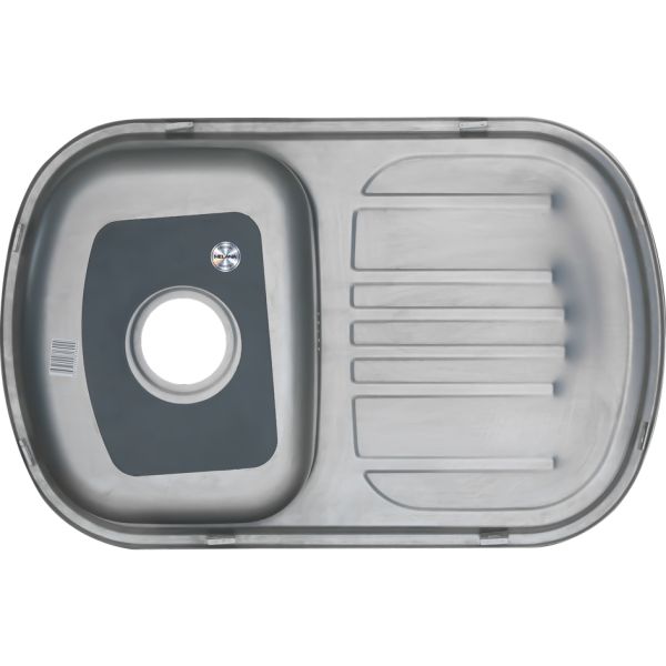 Мойка 7749 U Melana 0,8/180 хром с сифоном (231 t *10)