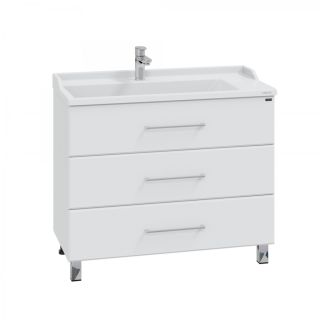 Напольная тумба под раковину Санта Омега 207017 100 см белый