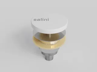 Донный клапан для ванны Salini S-Sense 15221WG D 402 белый глянцевый