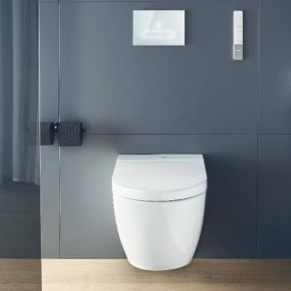 Сиденье с крышкой для унитаза Duravit SensoWash F Plus 612000012000320 белое