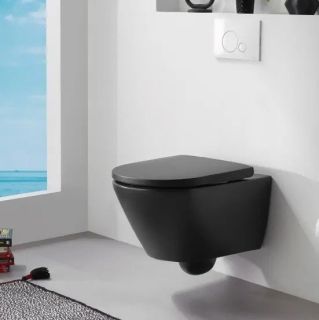 Унитаз Duravit D-Neo 2577098900 подвесной черный