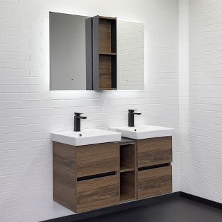 Шкаф Comforty Дартфорд  00-00013693 Дуб темно-коричневый 20 см