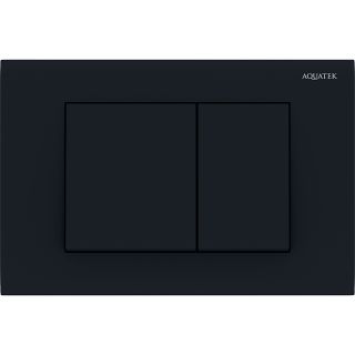 Комплект унитаза с инсталляцией Aquatek Set Aquatek Альтаир cm-012 4в1 с сиденьем Микролифт и Черной матовой клавишей смыва