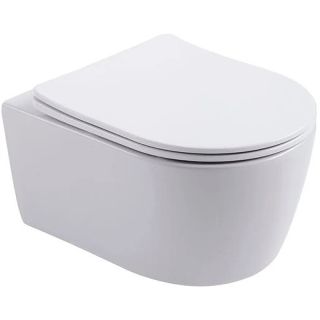 Комплект унитаза с инсталляцией Aquatek Set Aquatek Европа cmp017 с сиденьем Микролифт и Черной матовой клавишей смыва