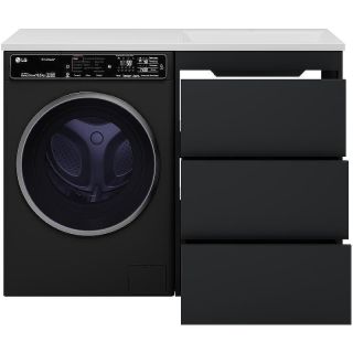 Напольная тумба под раковину Brevita Grafit 120 R УТ000015086 Графит матовый