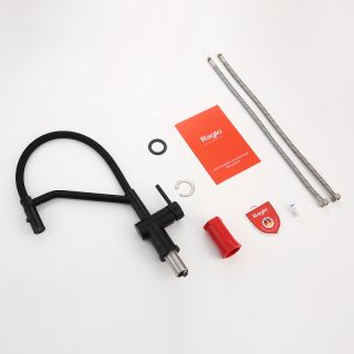 Смеситель для кухни Raglo R86.41.06 со съемным изливом на магните чёрный