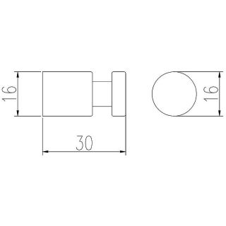 Крючок Rav Slezak Colorado COA0103/30 Хром