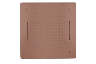 Потолочный душ Boheme 428-BRB 2-х позиционный 60 см брашированная бронза