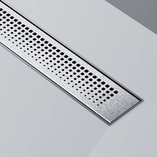 Душевой лоток AM.PM PrimeFlow 70 W02SC-P11-070-01SB с решеткой Хром матовый Cut Gradient